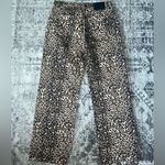 Princess Polly Straight Leg Leopard Jeans Photo 2