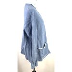 Frank & Eileen  Blue Beach Fleece Open Cardigan Size XS Photo 4