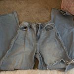 SO wide leg ripped jeans Blue Size 6 Photo 0