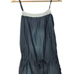 ZARA TRF Blue Chambray Sleeveless Romper M Photo 0