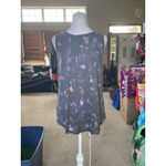 Champion Women's  Grey Pink Floral Print Tank Top M Photo 1