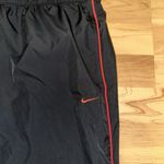 Nike Vintage Pants Womens XL Black Windbreaker Track Warm Up 2012 Athletic DEPT Photo 1