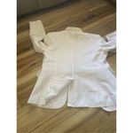 Chadwick's vintage 90s y2k  blazer linen blend jacket cream classic 2P Photo 7