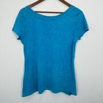 Abercrombie & Fitch Vintage Logo Blue V Neck T Shirt Short Sleeve Casual Y2K Photo 7