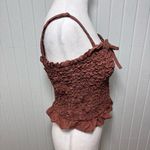 Anthropologie MARE MARE X Ruffle Smocked Tank Size S Photo 4