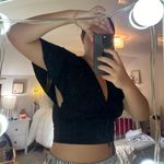 Miss Selfridge Black Nylon Cinched Top  Photo 3