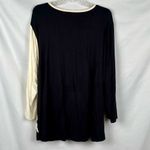 Cato Est. 1946 1/2 Black Cream Draped Sweater 22/24W Photo 1
