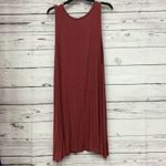 42 Pops‎ salmon sleeveless knit trapeze dress Red Size 1X Photo 3