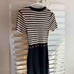 Sandro  Black Skirt with Gold Accents “redlake” Photo 4