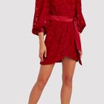 Jonathan Simkhai Red Wrap Dress Photo 0