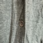 American Vintage  100% Cotton Grey Cardigan Jacket Double Layer GUC Size‎ L Photo 2