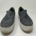 Vince Women's Warren Gray Felt Rubber Platform Slip On Sneakers Shoes 9M Photo 2