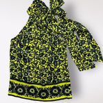 Diane Von Furstenberg Diane von‎ Furstenberg VTG Silk Halter Top Yellow Black Floral Tie Neck Size 2 Photo 0