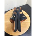 FitFlop Delta Black Leather Embellished Slide Sandals Comfort Casual Shoes Photo 8