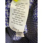 Athleta  Jacket Full Zip Fitted Athletic Running Activewear Blue Pattern‎ XS Photo 3