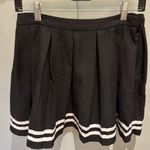 Hot Topic  black skirt with double white stripe EUC Photo 1
