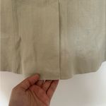 Mango NWT linen Beige Double-Breasted Blazer Photo 5