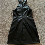 Black Leather Dress Small Photo 1