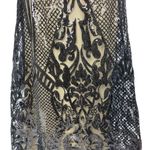 NEW JJ's House Gold Black Sequin Beaded Embellished Sleeveless Maxi Dress Sz 10 Photo 9