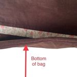 Magnolia Brown Crossbody Flap Over Shoulder Bag Pink Floral Women’s M CUTE BOHO Photo 7