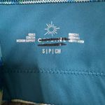 Aerie Offline by Goals Printed Square Neck Sports Bra Small Women’s Blue Path Photo 3