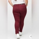 Elegant Maroon Skinny Jeans for Women Red Size undefined Photo 2