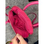 Bebe  Fabiola Pink Mini Dome Crossbody Satchel with Card Case Photo 7