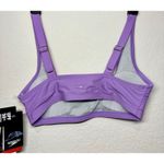 Speedo  Women's Square Neck Bikini Top Sz S UPF 50+ NWT Purple Photo 2