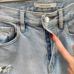 PacSun High Rise Ripped Knee Dad Jeans Light Blue Wash Size 25 Photo 11