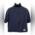 Cute Cat Graphic Navy T Photo 1