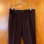 Lafayette 148 New York Irving Virgin Wool Blend Pants Plum Trousers NWT Size 10 Photo 3