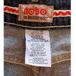 No Boundaries NOBO  "Love" Pocket Y2K Straight Denim Blue Jeans ~ Junior Size 19 Photo 3