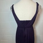 Jessica Howard Violet Plum Purple Empire Waist Beaded Dress Photo 5
