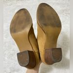 Steve Madden  Leather Suede Thinker Booties Tan Boot Block Stacked Heel Size 7.5 Photo 13