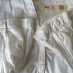 Levi's Levi’s V-Neck White Shirt XS 3/4 Sleeves  Photo 4