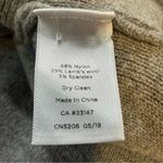 Talbots  Petite Small Gray Lambswool Knit Blazer Cardigan Pockets single button Photo 7