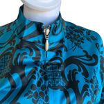 Chico's ADDITIONS by Chico women's size 3 Large Light weight paisley Jacket, blue Photo 4
