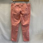 Jessica Simpson Rolled Crop Skinny Jeans Size 10 Salmon Coastal Island Tropical Photo 3