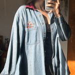 Disney RARE VINTAGE  Embroidered Denim Long Sleeve Photo 0