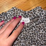 Le lis Sheer Leopard Print Bodysuit Photo 2