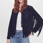 💕MOTHER💕 Welt Faux Suede Double Fringe Jacket Photo 0