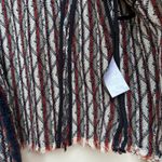 IRO Paris Inland Tweed Stripe Frayed Cotton Jacket Size 40 Photo 6