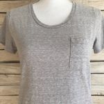 J.Crew Grey Shimmer Crewneck Tee Shirt Photo 4