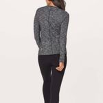 Lululemon  Kitsilano Grey Warp Knit Long Sleeve Top LULu LIKE NEW Size 6 Photo 1