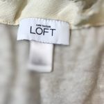 Loft Ann Taylor  beige long sleeve pullover V-neck Photo 15