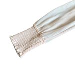 Wilfred  Smocked Off-Shoulder Long Sleeve Shirt Top Blouse Chiffon Size Medium Photo 2