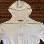 BELLDINI WHITE RUCHED RHINESTONE ZIPPER JACKET Size M Photo 4
