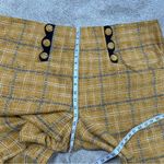 Unique Vintage  High Waisted Cropped Pants Plaid 90s Style Punk in Yellow 5X/26 Photo 12