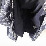 Garnet Hill Summer Day Navy Print Lined Drop Waist Dress Photo 5