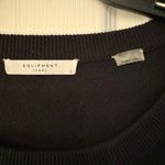 Equipment  Crew Neck Sweater Women’s Black Size Small Photo 3